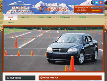 Tablet Screenshot of eriksdrivingschool.com